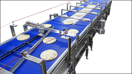 Conveyor with Pizza