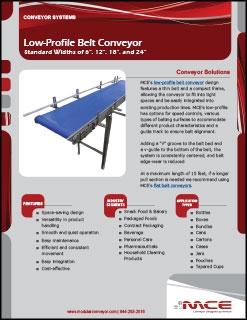 Low-Profile Belt Conveyor