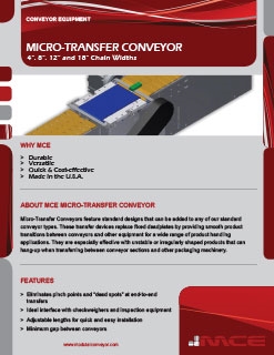 Micro-Transfer Conveyor 